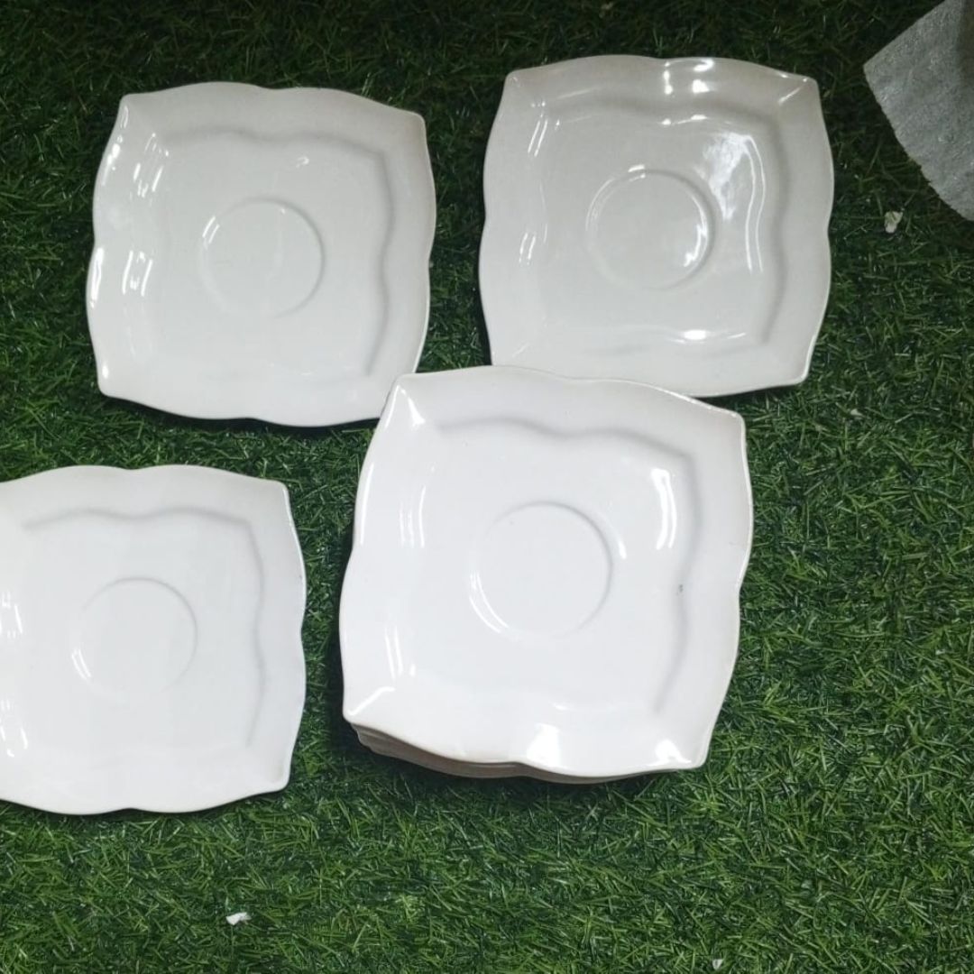 twelve pc High quality ceramic saucers