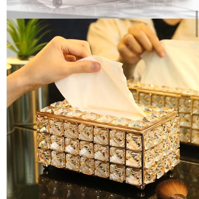 European Style Crystal Serviette Holder