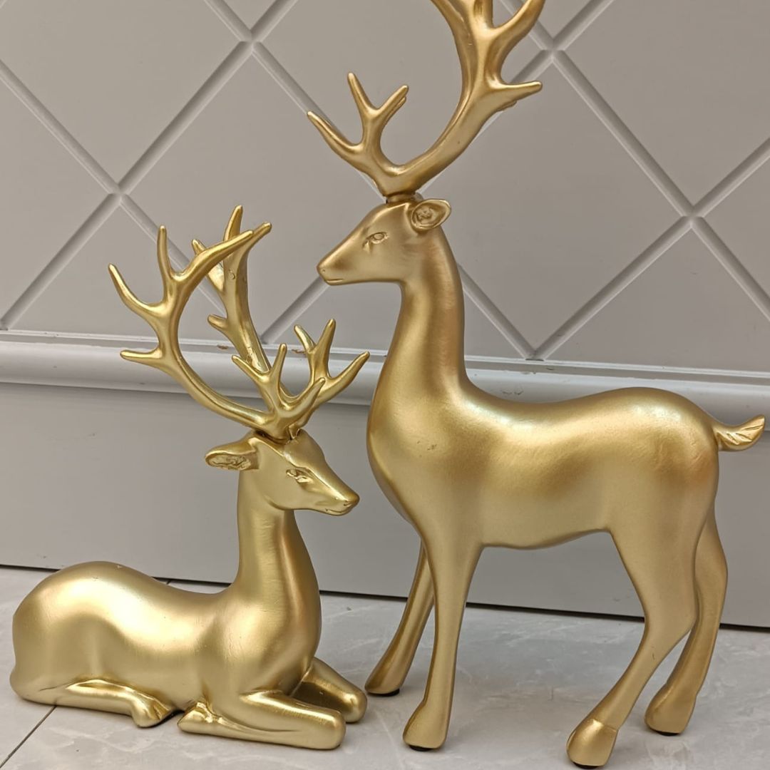 Deer ceramic decor