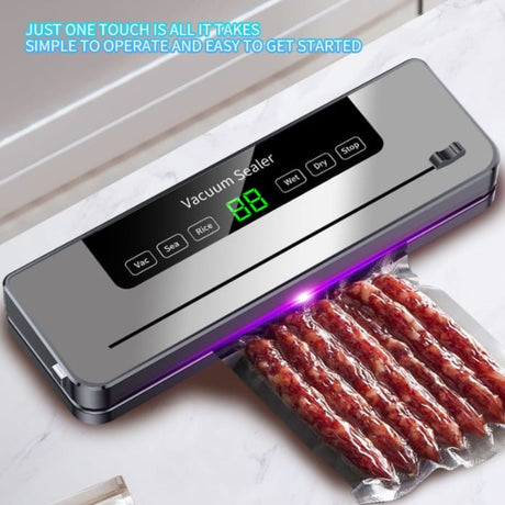 Electric vacuum sealer machine with 10pcs packaging papers