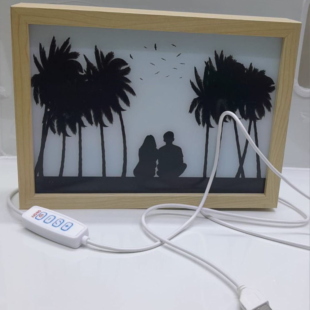 FRAMED PHOTO LED DECO WITH USB cable