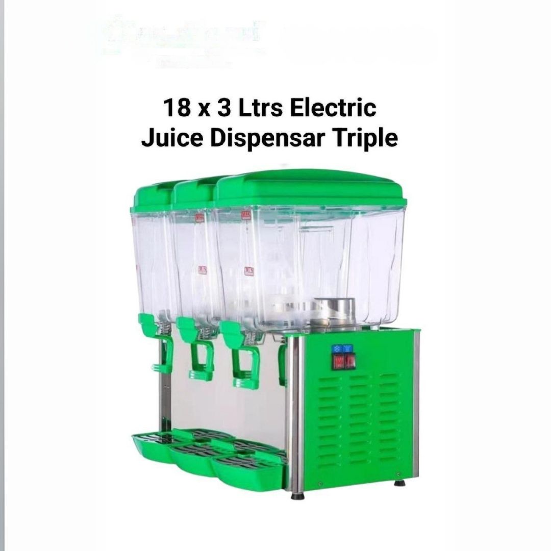 Electric Triple Juice Dispenser 18x3 Ltr