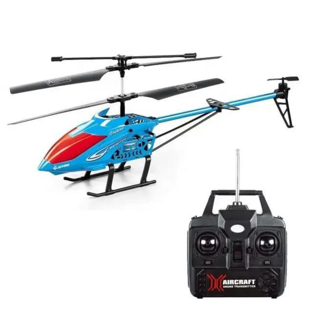 Large Remote Controlled 3.5CH Helicopter – 77cm Length
Dimensions:
• Height: 26 cm
• Length: 77 cm
• Width: 8 cm
Features:
• 3.5 Channel control for smooth and stable flying
• Built-in gyroscope for enhanced balance and maneuverability
• Lightweight frame with durable construction
• Suitable for indoor and outdoor flying
A powerful and impressive RC helicopter that offers thrilling flight control and realistic design for hobbyists and beginners alike.