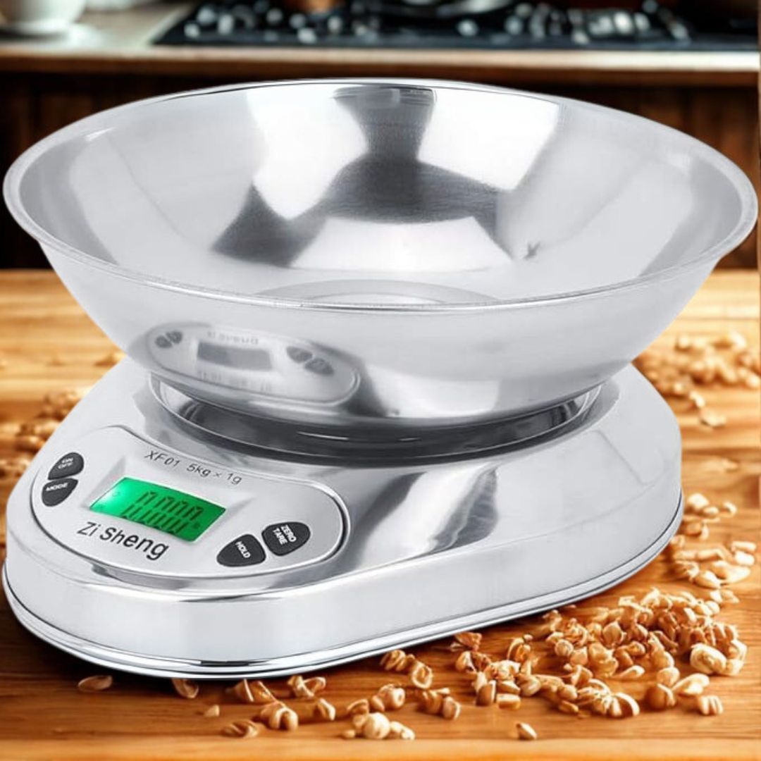 Digital Kitchen Scale, Electronic Food Scale Food Weighing Scale Kitchen Scales Digital Weight Stainless Steel