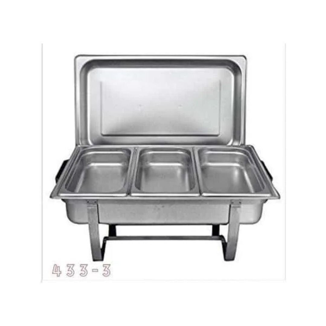 Chafing Dish Buffet Set with Glass Lid – Stainless Steel Food Warmers