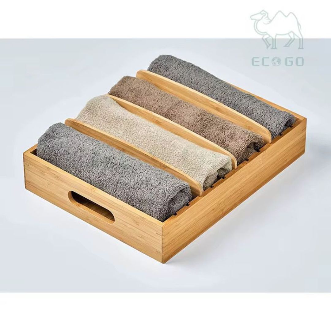 Bamboo adjustable lid/ bathroom organizer