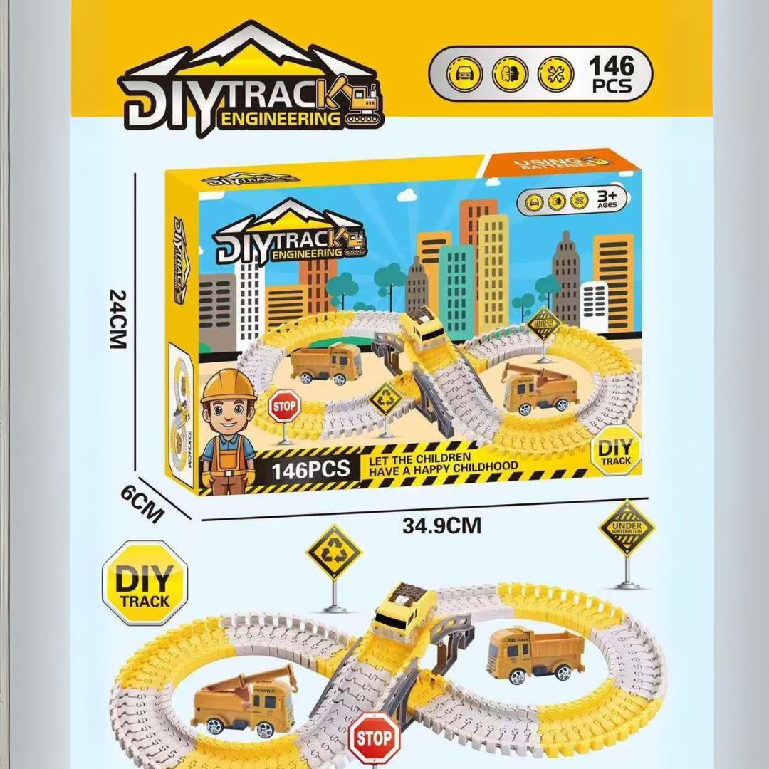 Construction Race Tracks for Kids – Boys & Girls