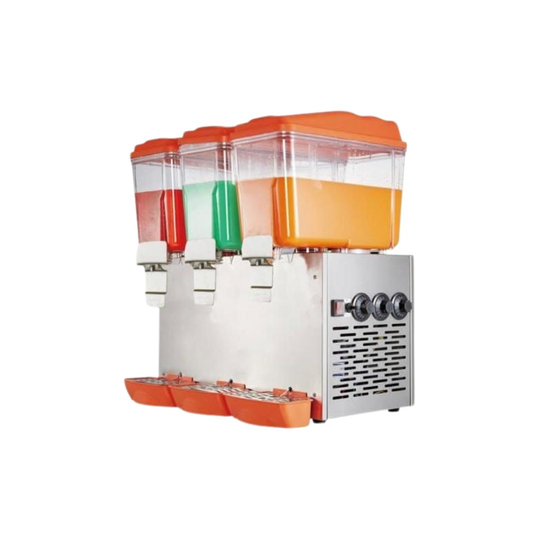Commercial 3-Tank Juice Dispenser 16 Litres × 3 Tanks = 48 Litres