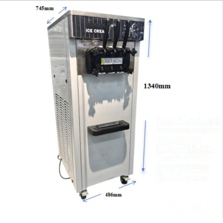 Commercial Ice Cream Machine – Model HL-01 (Floor Standing)