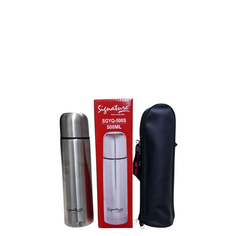Stainless Steel bottle flask 500-ML  With Bag