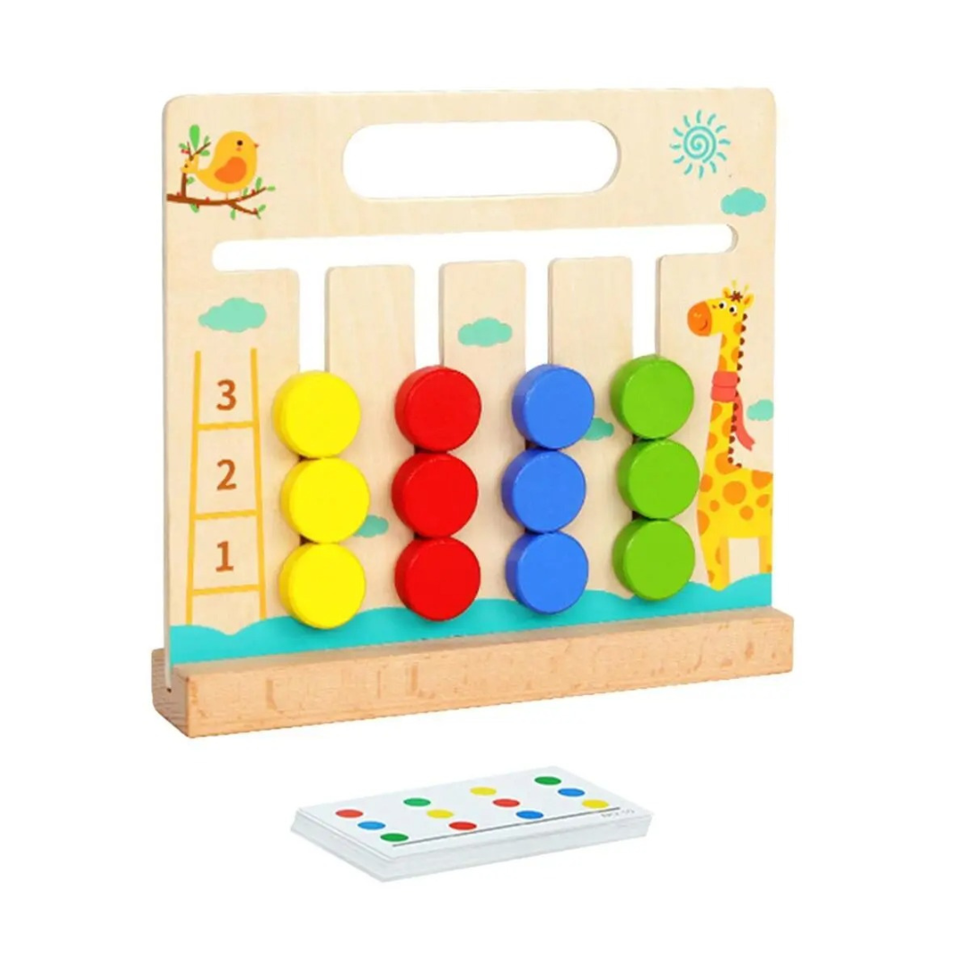 Wooden logic game