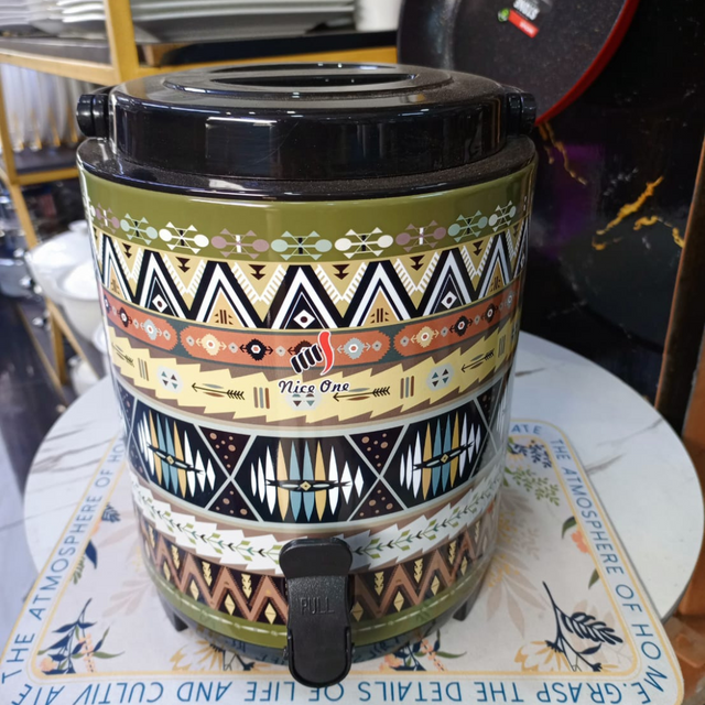 TRIBAL PRINT TEA URN 7.7 LITRE
