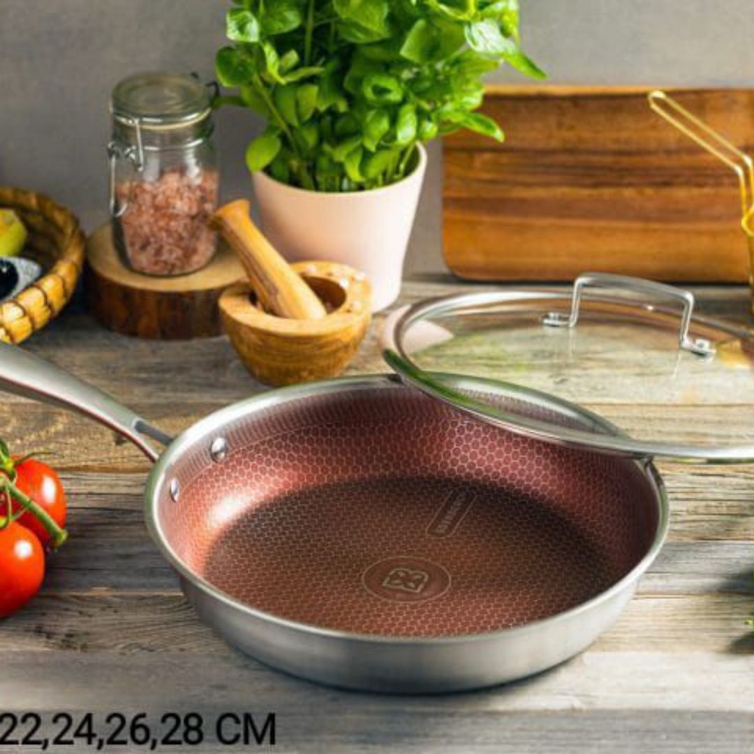 Edenburg 26cm Frying Pan with Lid