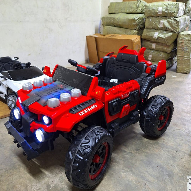 Kids electric car with rubber wheels