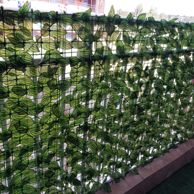 Watermelon leaf artificial green fence