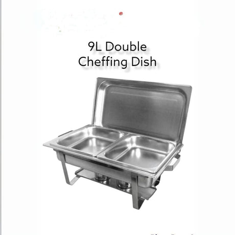double partioned 9 liters Cheffing dishes