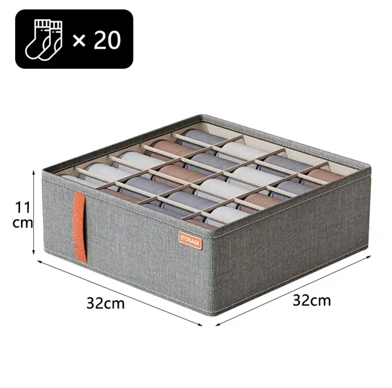 Dresser Drawer Storage Organizer for Undergarments