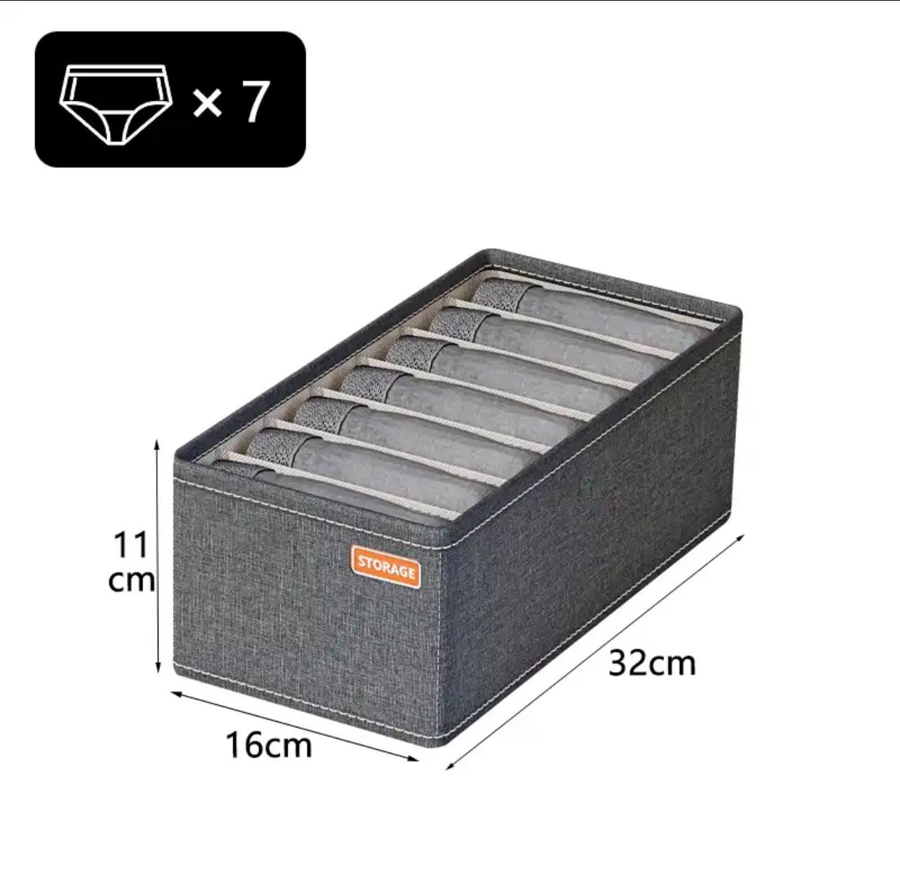 Dresser Drawer Storage Organizer for Undergarments
