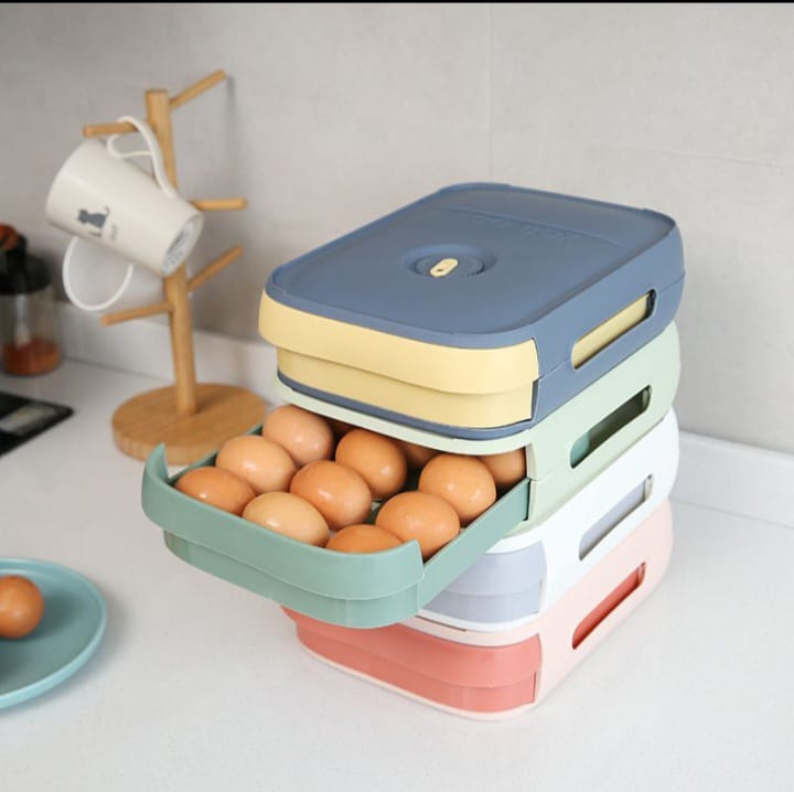 Fridge egg storage drawer box