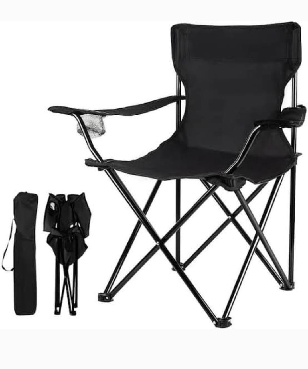 Portable and foldable camping chair