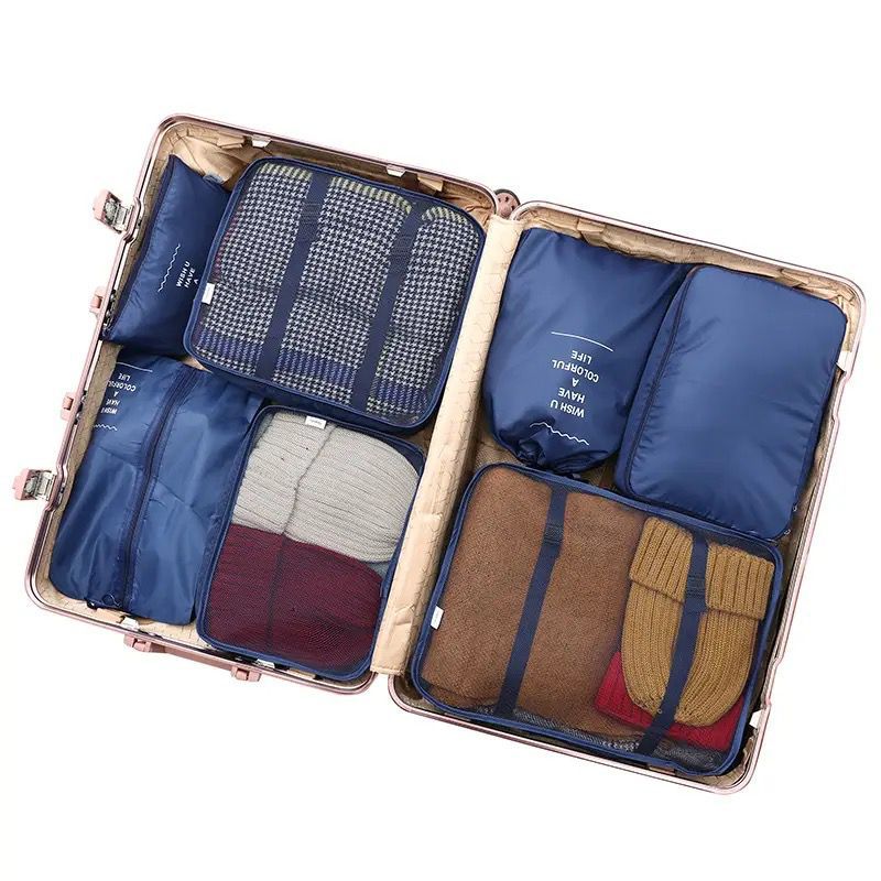 Luggage Travel Organizers For Suitcase With Toiletry Case 8pcs