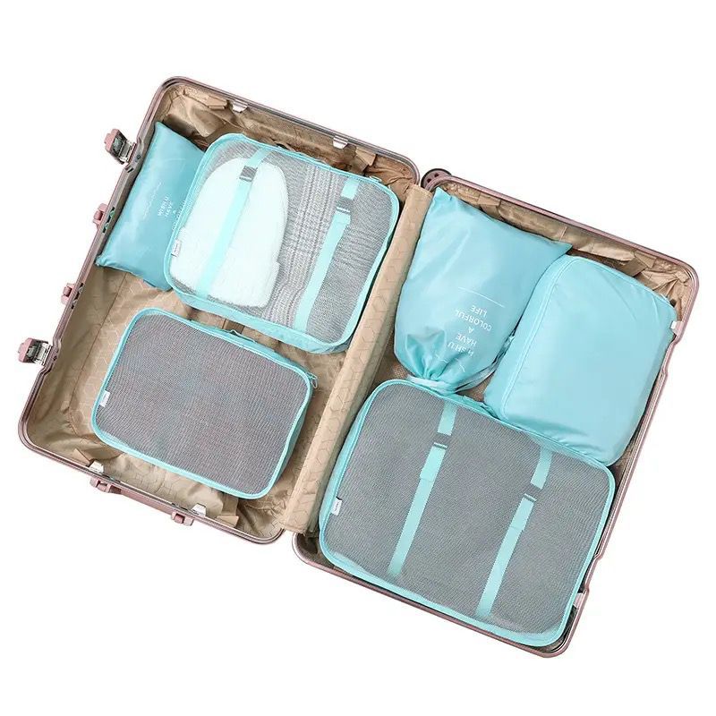 Luggage Travel Organizers For Suitcase With Toiletry Case 8pcs