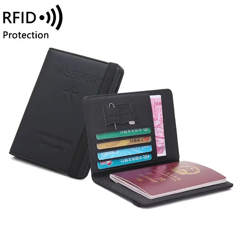 Passport Holder,Passport Cover Imitation Leather Passport Cover with RFID Blocker