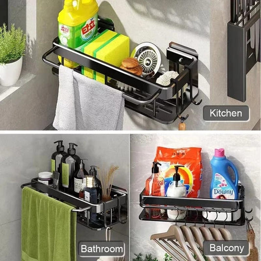 Bathroom kitchen shelves/shower candy bathroom organizer