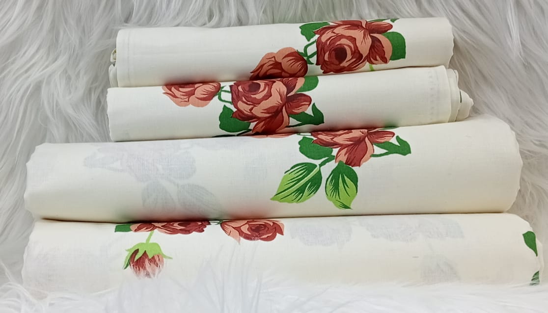 100%Cotton Both Printed Bedsheets Sets