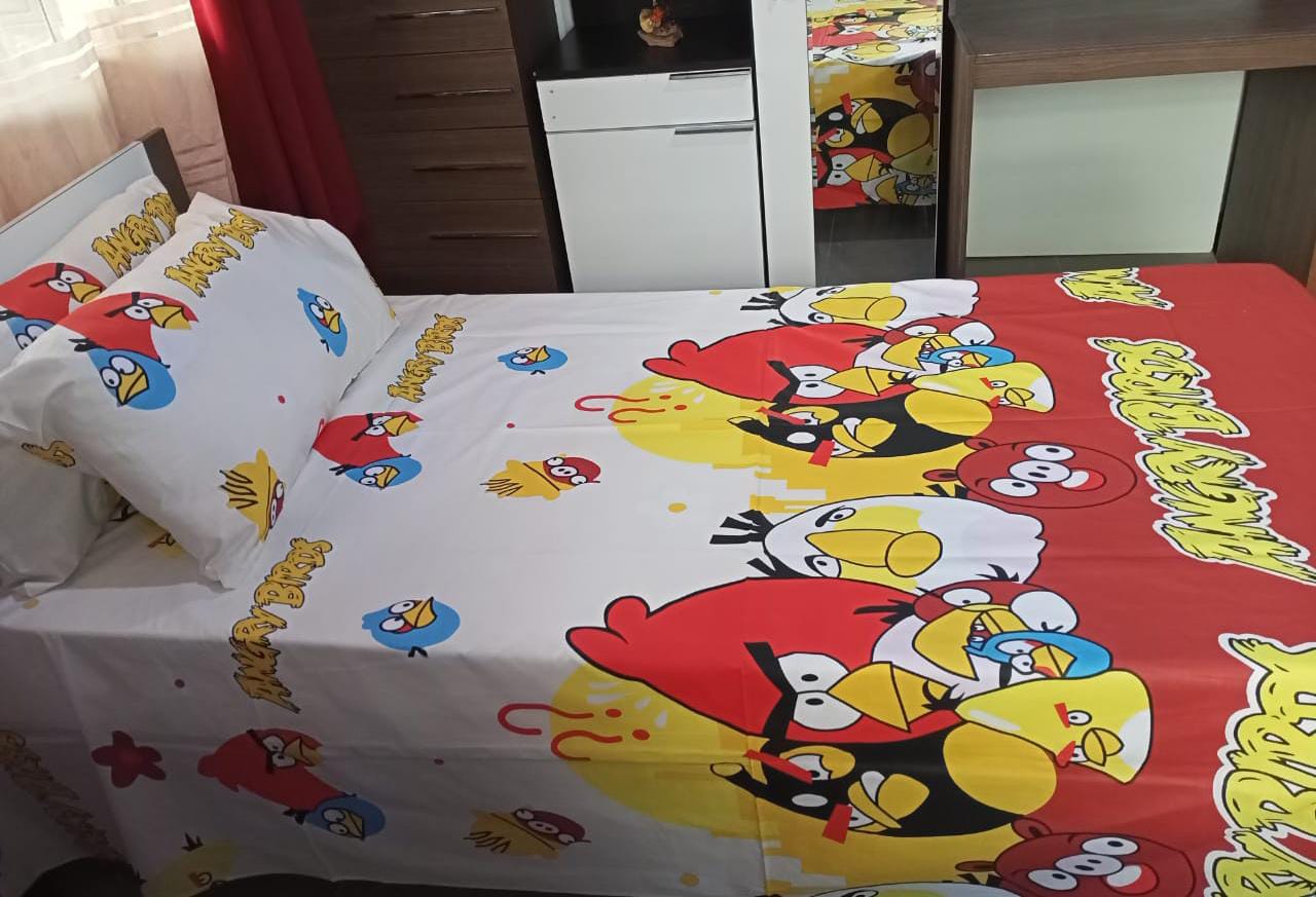 100%Cotton Cartoon Themed Bedsheets 4BY6