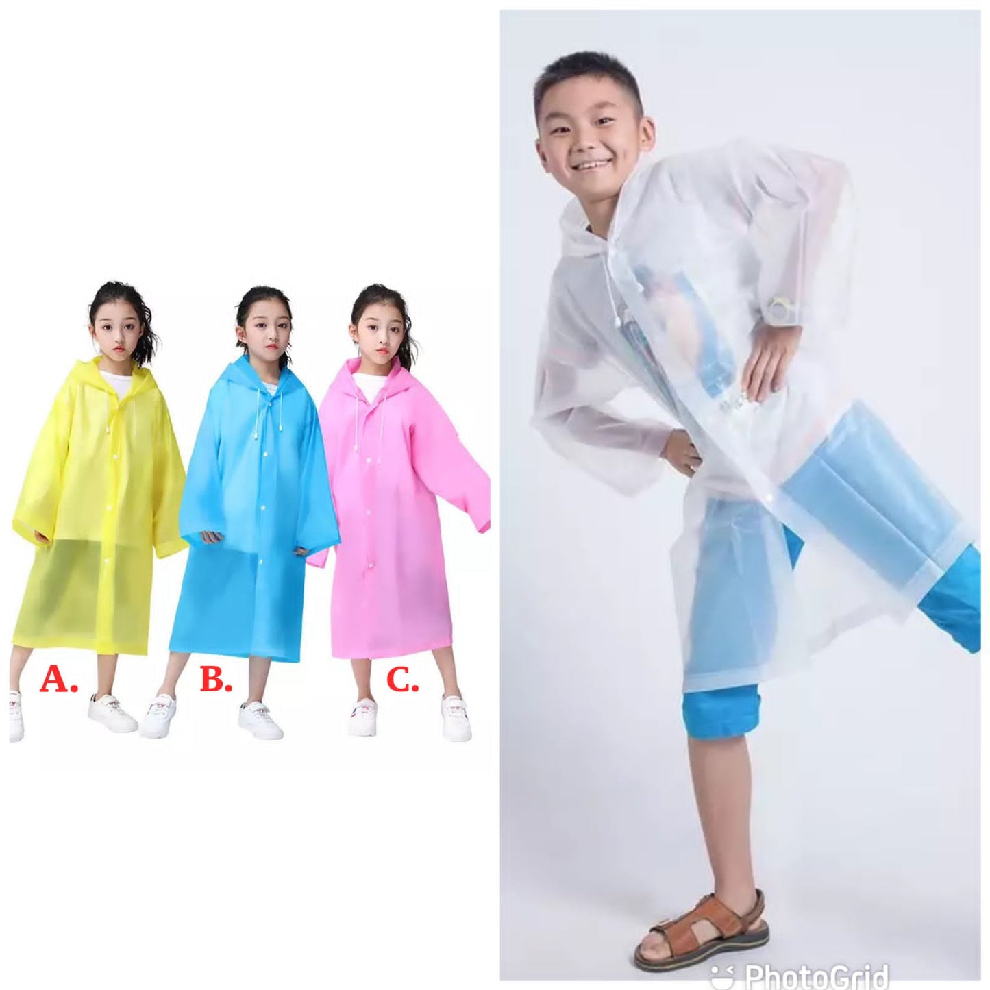 Children Unisex Rain Coat/Jacket