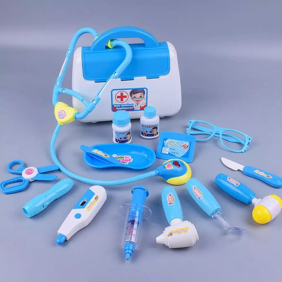 Children Medical Playset Doctor's pretend Kit Restocked 17pcs/ set