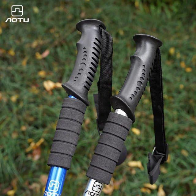 Trekking Pole Climbing Equipment Hiking Walking Anti-Shock Stick