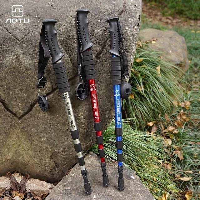 Trekking Pole Climbing Equipment Hiking Walking Anti-Shock Stick