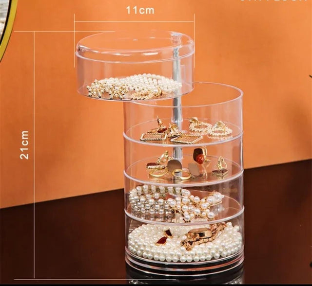Acrylic rotating Jewellery holder