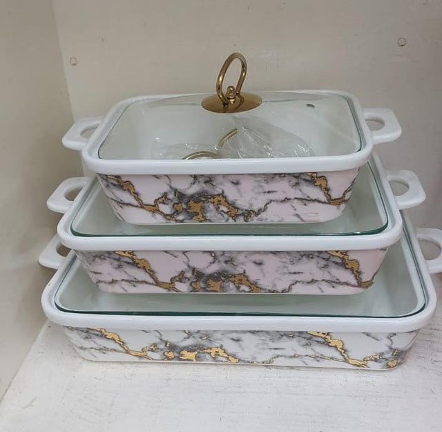 white gold ceramic chaffing dish