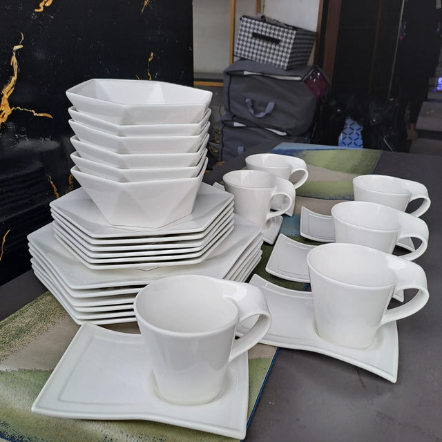 Hexagonal Dinner Set