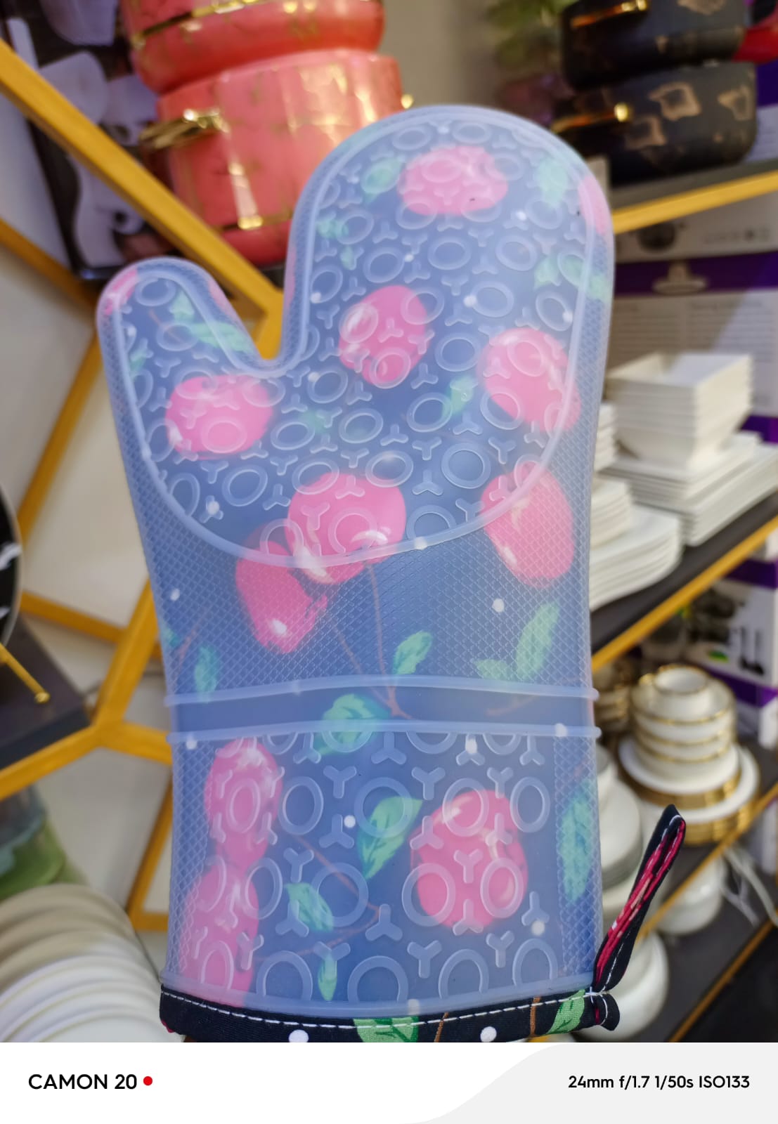 Double insulation Silicon Cotton oven/microwave Glove