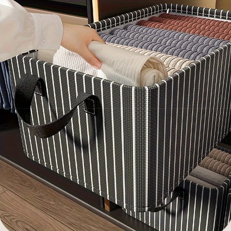 Stripped Closet Organizer