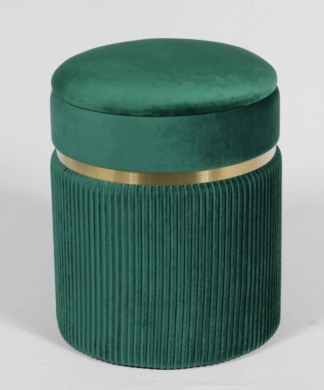 Modern Round Footstool Ottoman