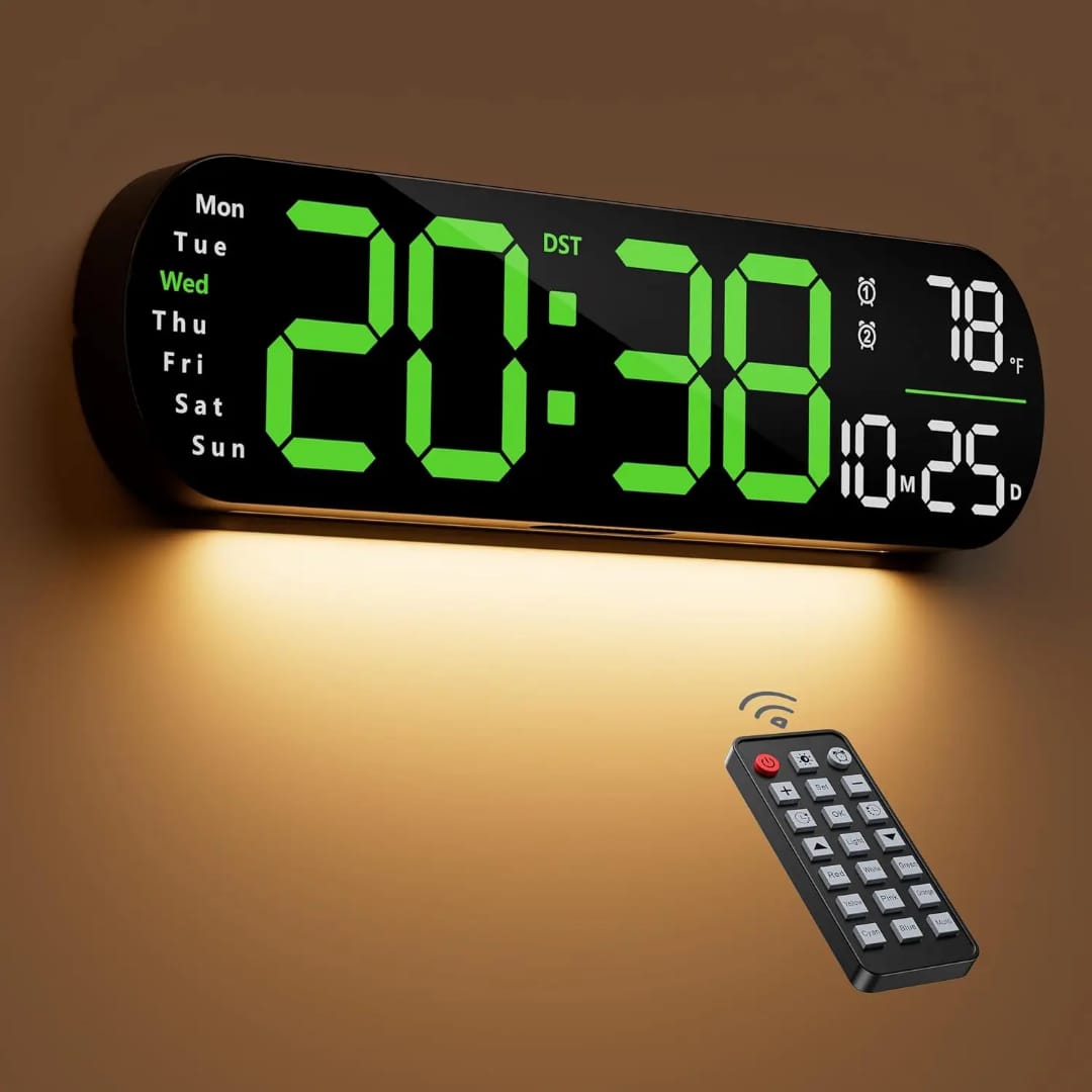 Smart Led Digital Wall Clock.