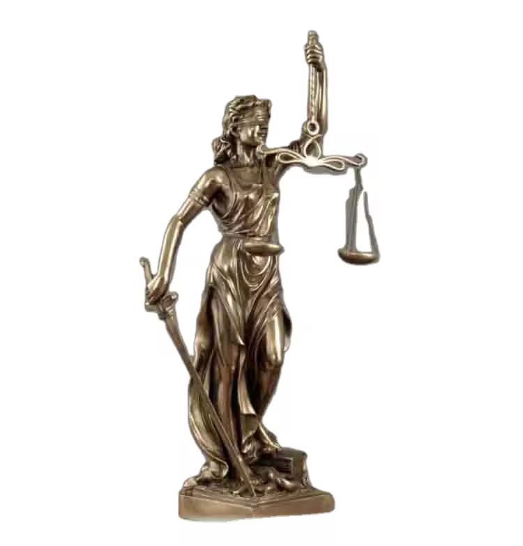 Resin Sculpture Legal Justice A Symbol of Honesty Model Goddess Greek Mythology