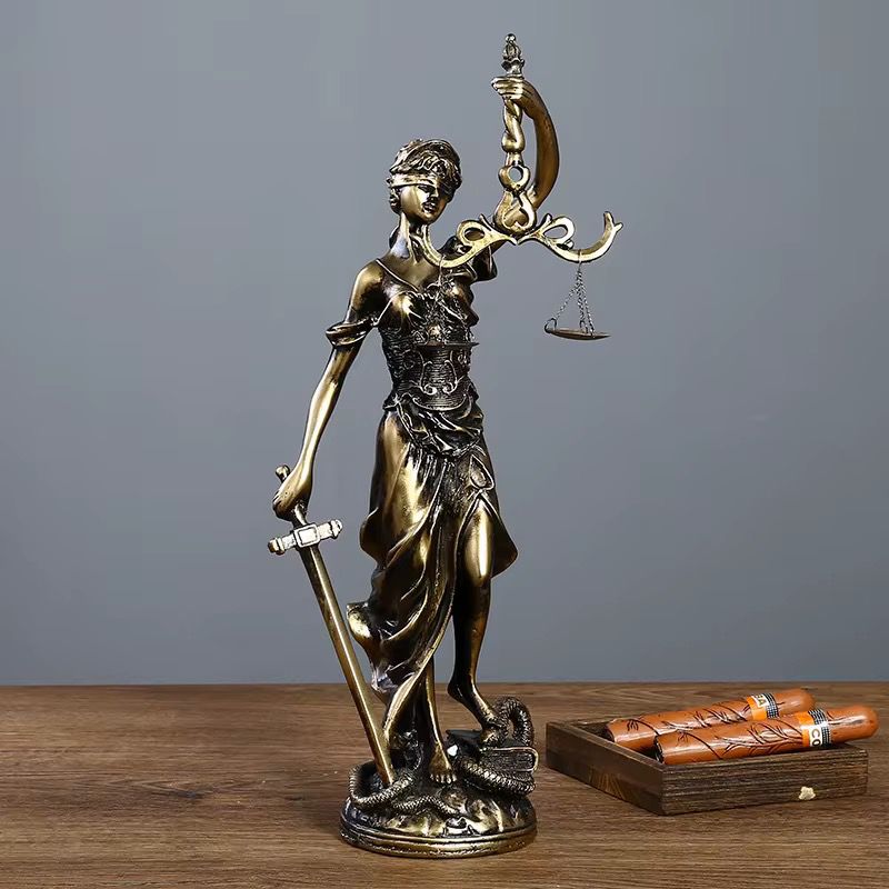 Resin Sculpture Legal Justice A Symbol of Honesty Model Goddess Greek Mythology