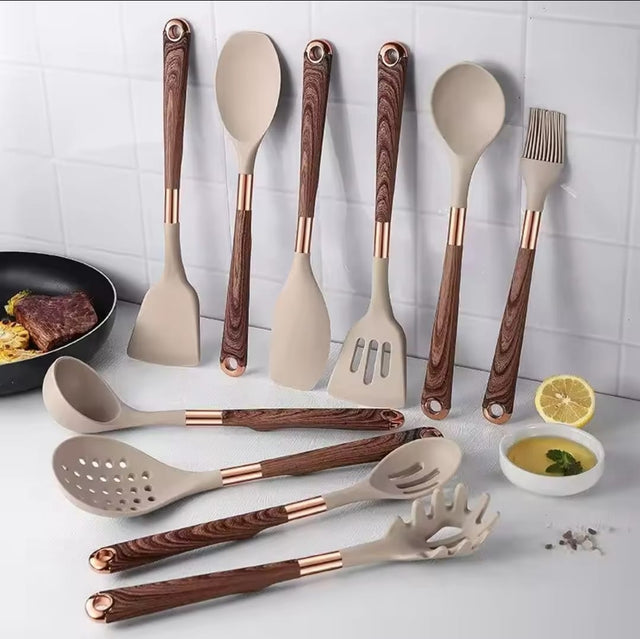 silicone spoon set