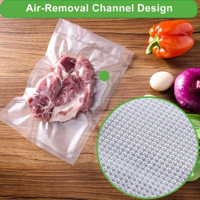 Food storage vacuum storage bags