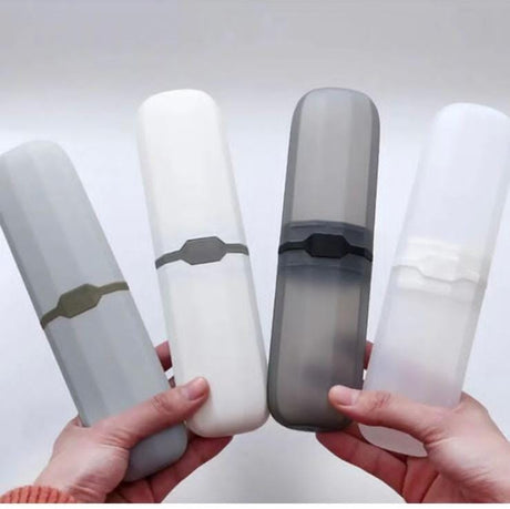 Portable Toothbrush Toothpaste Holder Storage Box Case Pencil Container