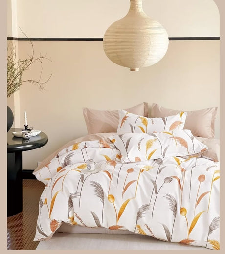 Double Sided Luxurious High Quality Duvet Cover Set 4pc