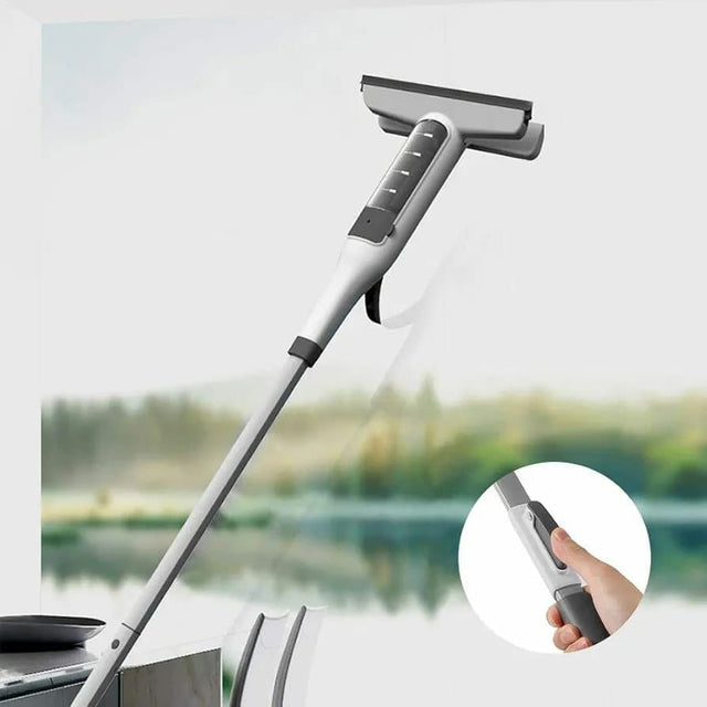 Window Cleaner with sprayer and squeegee