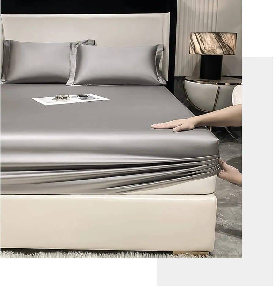 Waterproof Fitted sheet/Bamboo Matress protector Bed cover with elastic Band Terry Cloth Hypoarllergenic