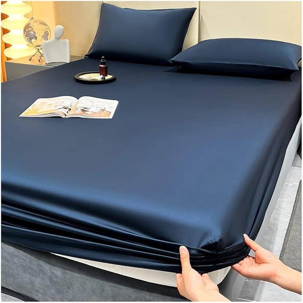 Waterproof Fitted sheet/Bamboo Matress protector Bed cover with elastic Band Terry Cloth Hypoarllergenic